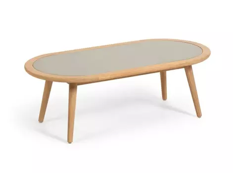 Журнальный столик nina (la forma) коричневый 120x60 см.