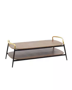 Журнальный столик нолан 120*60 темное дерево (stoolgroup) коричневый