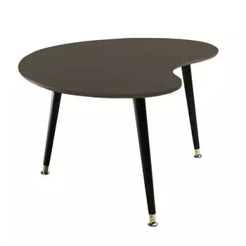 Журнальный столик почка (woodi) коричневый 90x43x60 см.