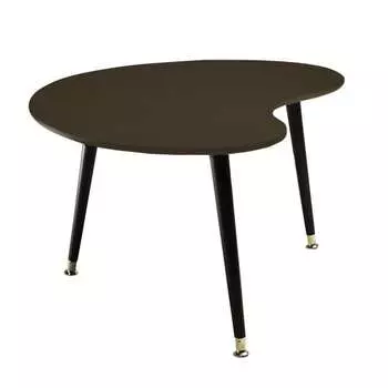 Журнальный столик почка (woodi) коричневый 90x43x60 см.