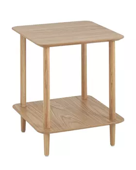 Журнальный столик stiff 40*40 светлое дерево (stoolgroup) коричневый 40x50x40 см.