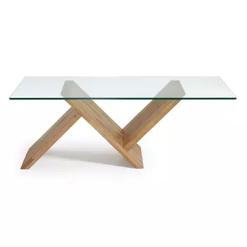 Журнальный столик walea (la forma) бежевый 120x42x70 см.