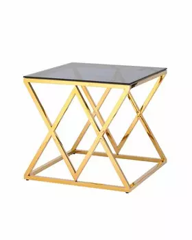 Журнальный стол инсигния (stoolgroup) золотой 55x55x55 см.