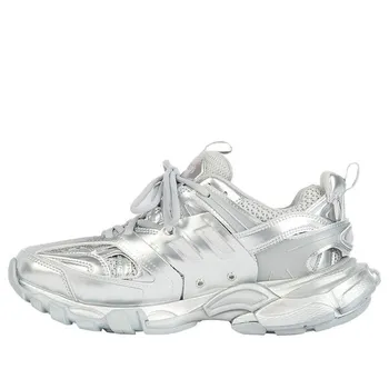 Кроссовки track sneaker 'silver' Balenciaga, белый