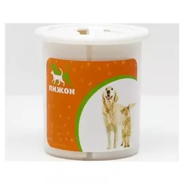 Лапомойка мини с крышкой от разбрызгивания, 7,8 х 6,5 х 8,3 см, белая