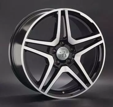 Диск колесный Replay MR56 8xR18 5x112 ET38 ЦО66,6 чёрный глянцевый с полированной лицевой частью 041669-070060006
