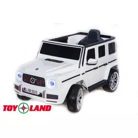 Детский автомобиль Toyland Mercedes Benz G63 mini YEH1523 Белый (+ Защитный чехол СМЕШАРИКИ в подарок!)