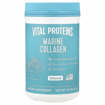 Vital Proteins, Морской коллаген из дикой рыбы, без добавок, 221 г (7,8 унции)