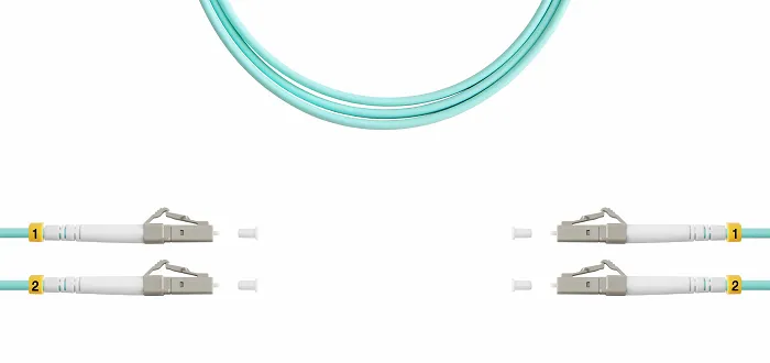 Патч-корд волоконно-оптический TopLAN DPC-TOP-OM1-LC/P-LC/P-2.0 дуплексный, LC/PC-LC/PC, MM 62.5/125, 2.0 м