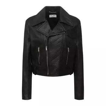 Кожаная куртка Saint Laurent
