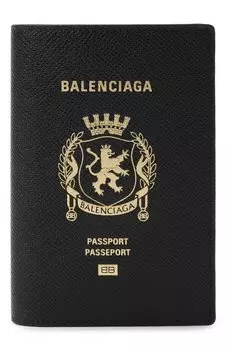 Кожаная обложка для паспорта Balenciaga