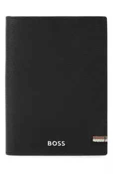 Кожаная обложка для паспорта BOSS