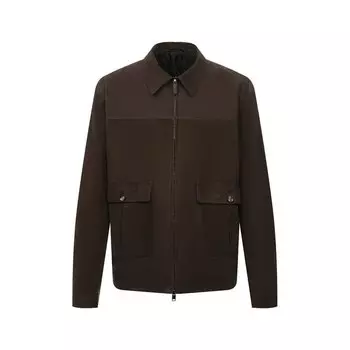 Кожаная куртка Brioni