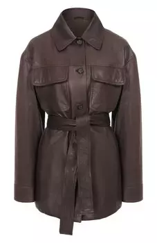 Кожаная куртка Brunello Cucinelli
