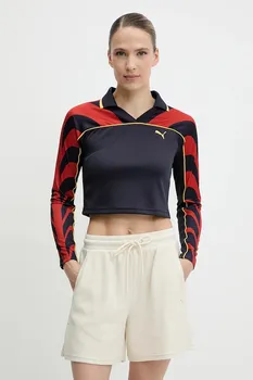 Лонгслив Puma, темно-синий