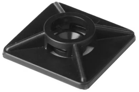 Площадка самоклеящаяся DKC 25475SR3MV двойная самоклеящаяся 28x28 (спец.состав), черная для хомутов шириной до 4,8 мм, "Quadro", уп/100 шт, (замена вы