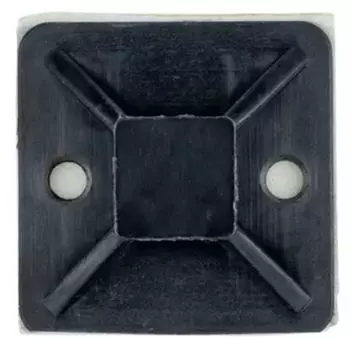 Площадка самоклеящаяся EKF plc-20x20-b (20х20мм.) черная (100шт.)