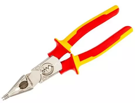 Плоскогубцы KRANZ KR-12-4657-3 многофункциональные диэлектрические со съемником 238мм