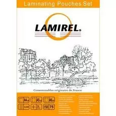 Пленка Fellowes LA-78787 для ламинирования Lamirel, набор А4, A5, A6 по 25шт., 75 мкм, 75шт. в упаковке