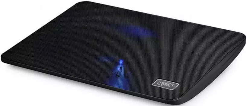 Подставка для ноутбука Deepcool WIND PAL MINI до 15.6", LED подсветка, USB порт, 140мм вентилятор, регулятор скор-ти, черный Retail box