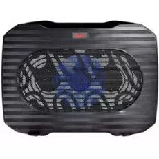 Подставка для ноутбука с охлаждением Buro BU-LCP156-B114 15.6" 357x265x33мм 1xUSB 1x 140ммFAN 345г металлическая сетка/пластик черный