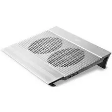 Подставка для ноутбука с охлаждением Deepcool N8 17 25dB 4xUSB 1244g Silver aluminum 17"