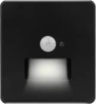 Подсветка KRANZ KR-78-0727-3 настенная MIELE ROUND для ног с/у оникс