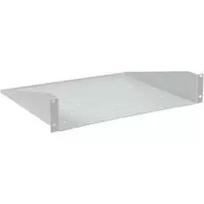 Полка для оборудования консольная ITK RS35-550P 19" глубиной 550мм, 2U, серая