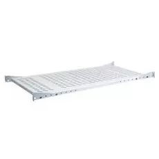 Полка для тяжелого оборудования TLK TLK-SHFC-860F-GY 19", Ш437хГ860мм, для шкафа и стойки глубиной 1000мм, серая