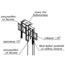 Полка FIX SHC верхняя, до 5кг, 280х144мм, серебро