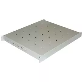 Полка Hyperline TSD3M-1U-405/700-RAL7035 c 19'' креплением, раздвижная, 1U, с регулируемой глубиной