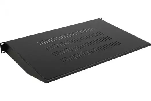 Полка 5bites CS203-450B консольная для сетевого шкафа D=450/483*300*1U/19”/BLACK