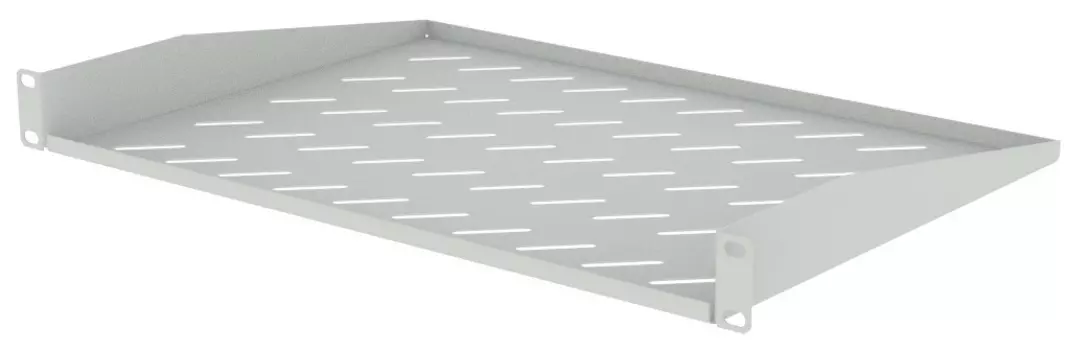 Полка консольная Filum FL-RSHС-1U-315-GY 19", 1U, перфорированная, глубина 315 мм, серая