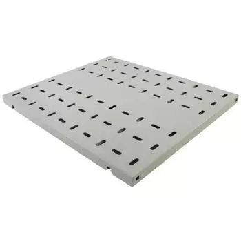 Полка NT SSt580 G 078178 19" усиленная, серая L=580мм., перфорированная, грузоподъемность 200кг