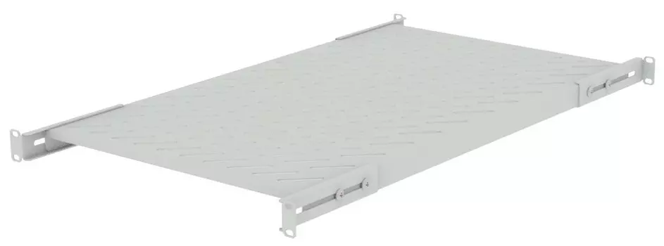 Полка стационарная Filum FL-RSHU-1U-750-GY 19" универсальная, 1U, глубина 750 мм, серая