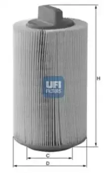 Фильтр воздушный UFI 27.486.00