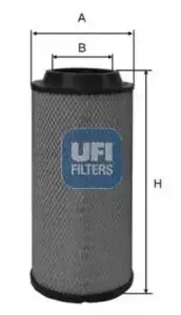 Фильтр воздушный UFI 27.508.00