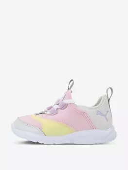 Кроссовки для девочек PUMA Fun Racer Slip On Elevate INF, Серый, размер 21