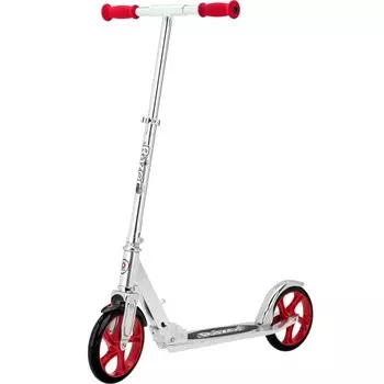 Razor Самокат A5 Lux, серебристо-красный
