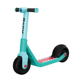 Razor самокат двухколесный "Wild Ones SHARK", бирюзовый