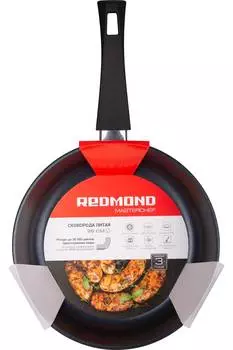 REDMOND Сковорода литая Masterchef 26 см с ручкой soft-touch, RFP-A2608