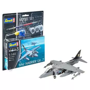 Revell Набор со сборной моделью Штурмовик BAe Harrier GR.7, 1:144