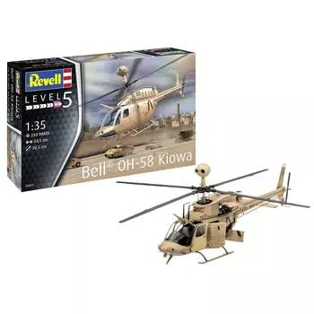 Revell Сборная модель Американский лёгкий вертолёт OH-58 Kiowa, 1:35