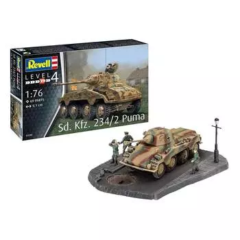 Revell Сборная модель Бронеавтомобиль Sd. Kfz. 234/2 Pum, 1:76