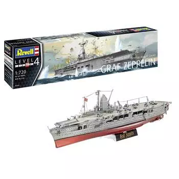 Revell Сборная модель Немецкий авианосец GRAF ZEPPELIN, 1:720