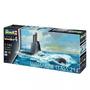 Revell Сборная модель подводная лодка типа 214, 1:144