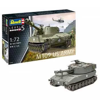 Revell Сборная модель самоходная гаубица M109 (USA), 1:72