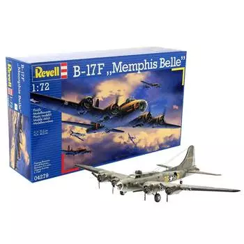 Revell Сборная модель Самолет B-17F Memphis Belle, ВВС США, 1:72