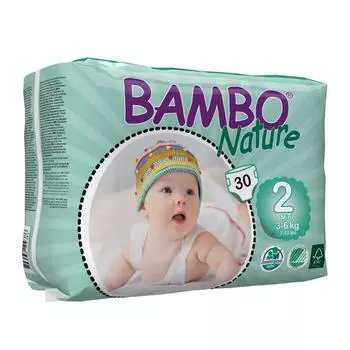 Подгузники Bambo Nature Mini 3-6 кг (30 шт)