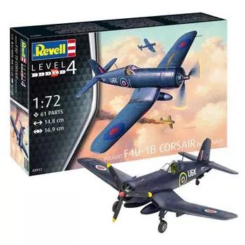 Revell Сборная модель самолета F4U-1B Corsair Royal Navy, 1:72